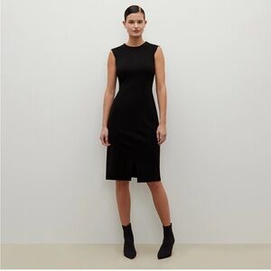 MM Lafleur The Katie Dress Black‎ Stretch Ponte Knit Sheath Size 2